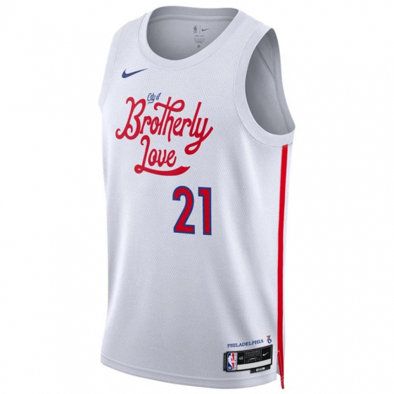 76ERS Swingman-Embiid Pelipaita ryhmss TEKSTIILIT / MIESTEN TEKSTIILIT / Hihattomat @ 2WIN BASKETBUTIK (DO9606-101)