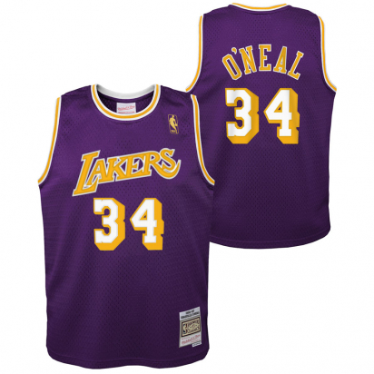 Lakers-Shaq Swingman pelipaita Lasten ryhmss TEKSTIILIT / LASTEN TEKSTIILIT / Hihattomat @ 2WIN BASKETBUTIK (EN2B7BRD0-LAKSO)