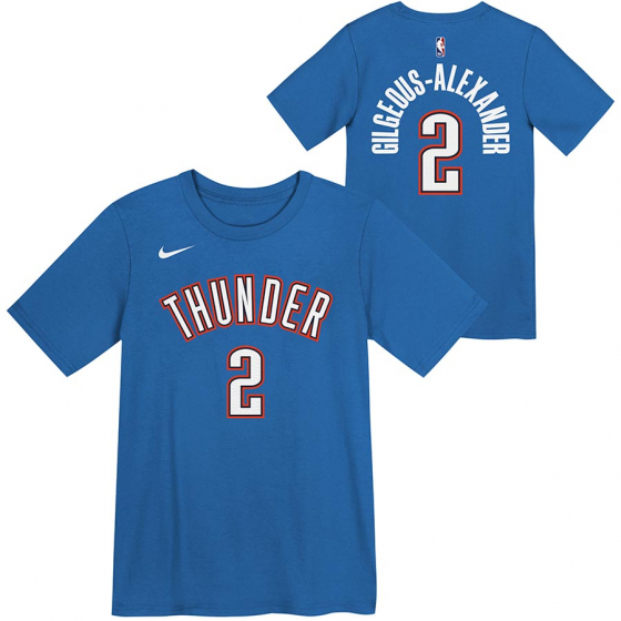 Gilgeous-AlexanderThunder T-paita Lasten ryhmss TEKSTIILIT / LASTEN TEKSTIILIT / T-paidat @ 2WIN BASKETBUTIK (EZ2B7BCMW-THUSG)